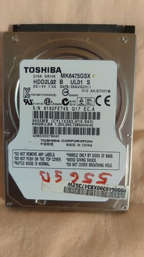 Toshiba mk6475gsx 640gb - mk6475gsx,