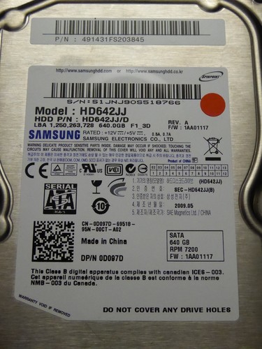 Samsung hd642jj p n - samsung,