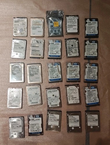 25x zoll hdd konvolut - 2,5", bis