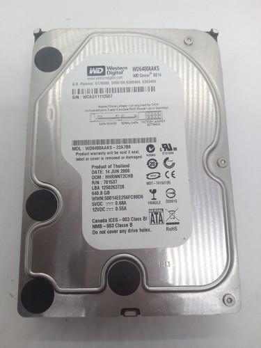 Western digital 640gb sata - western,