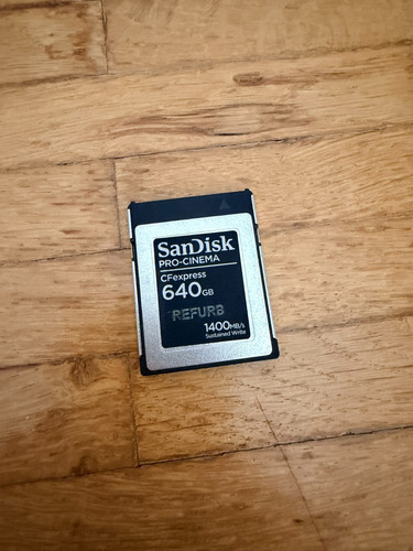 Sandisk pro cinema cfexpress - sandisk, pro-cinema