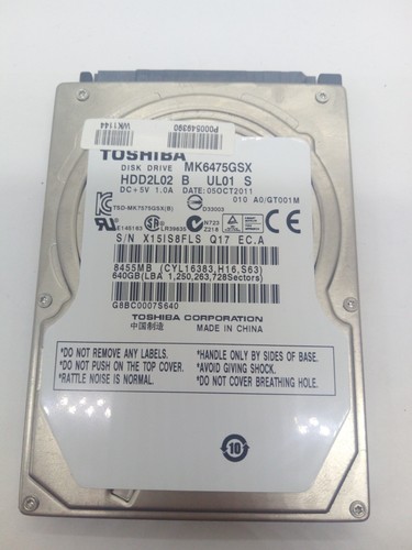 Toshiba mk6475gsx 640gb - toshiba**mk6475gsx**, 640gb***