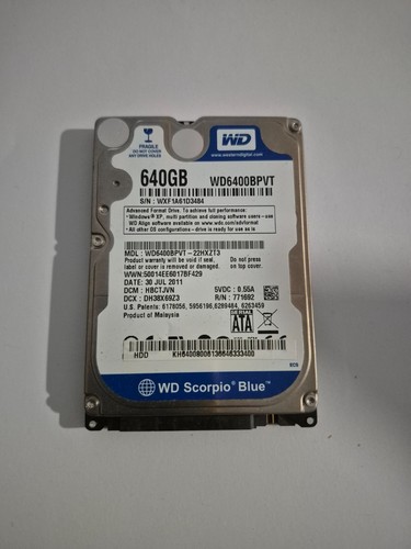 Western digital 640gb - western,