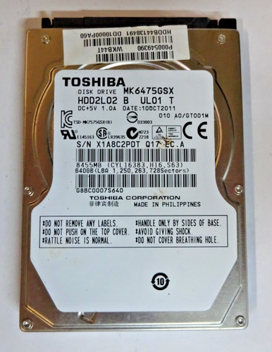 Toshiba 640gb g8bc0007s640 - 640gb, *g8bc0007s640*