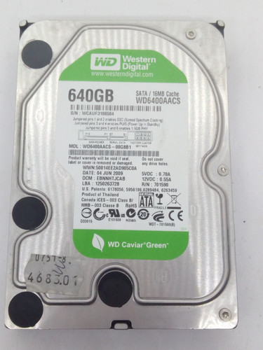 Western digital 640 sata - western,