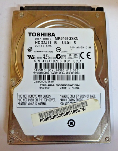 Toshiba 640gb mk6465gsxn - , *mk6465gsxn*