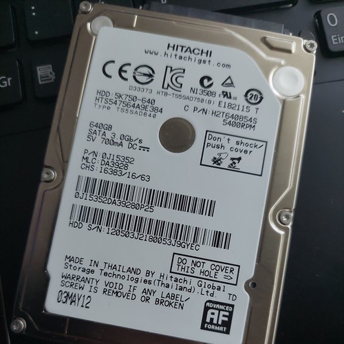 Festplatte hitachi hdd 640gb - hitachi,