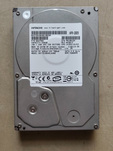 Hitachi hdt721064sla360 640gb - hitachi,