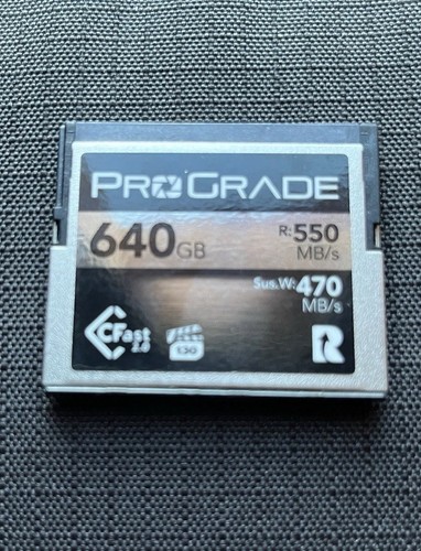 Cfast 640gb karte 550mb - 2.0,
