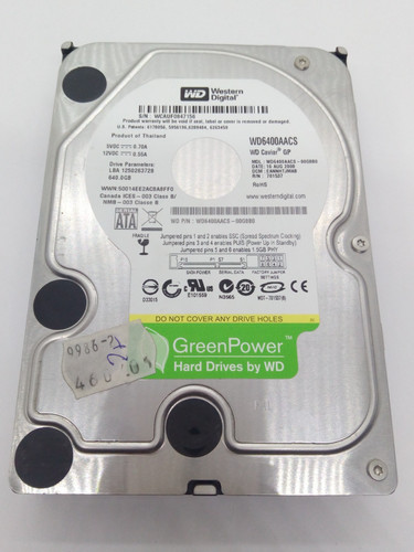 Western digital 640gb sata - western,