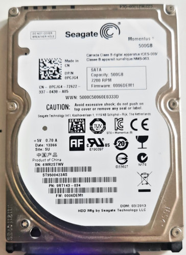 Laptop sata festplatte - laptop, 500gb