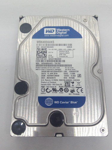 Western digital 640gb - western, sata