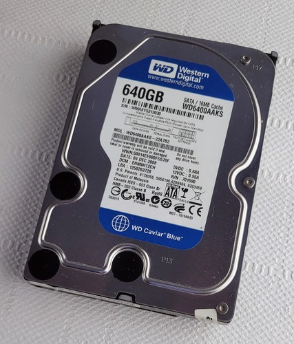 Hdd western digital 640gb - hdd,