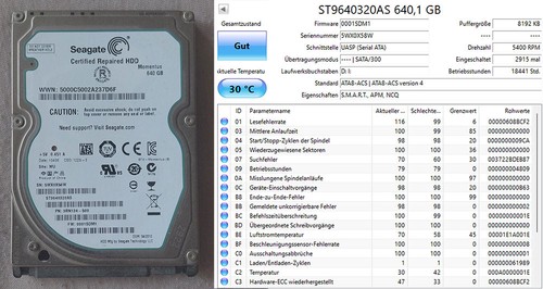 Seagate momentus 640 - seagate, gb