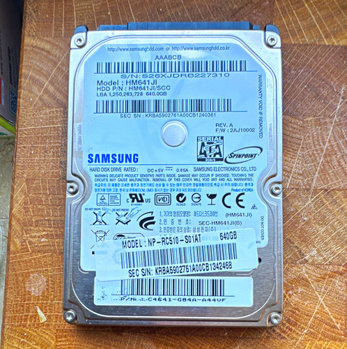 Samsung spinpoint hm641ji - spinpoint,