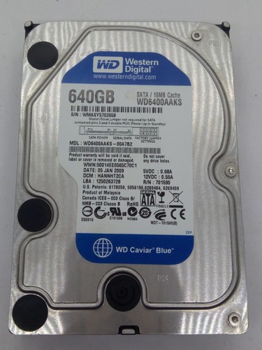 Western digital 640 sata - western,